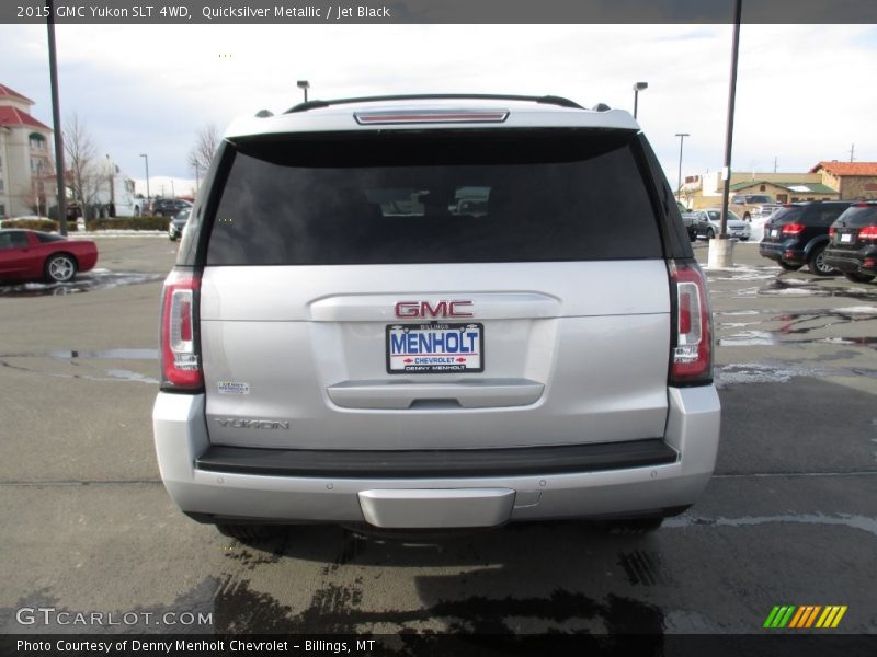 Quicksilver Metallic / Jet Black 2015 GMC Yukon SLT 4WD