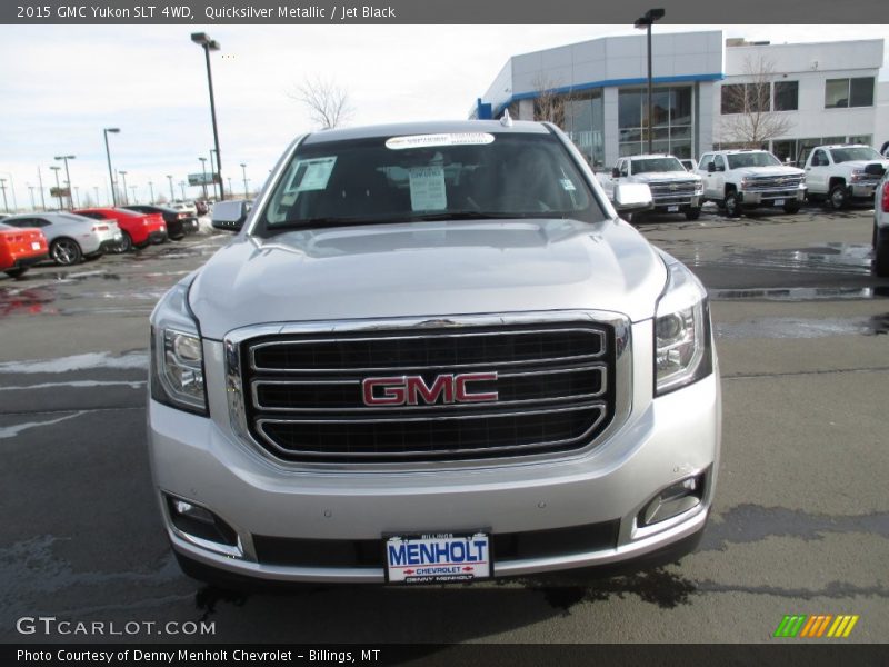 Quicksilver Metallic / Jet Black 2015 GMC Yukon SLT 4WD