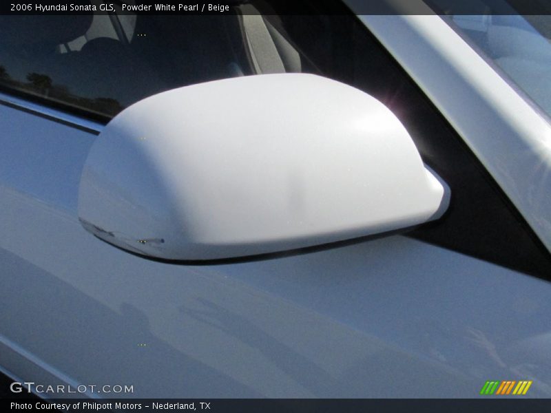 Powder White Pearl / Beige 2006 Hyundai Sonata GLS