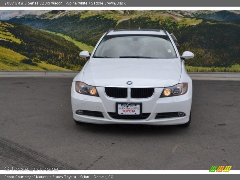 Alpine White / Saddle Brown/Black 2007 BMW 3 Series 328xi Wagon