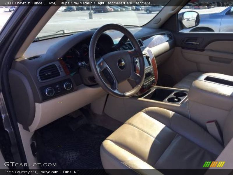 Taupe Gray Metallic / Light Cashmere/Dark Cashmere 2011 Chevrolet Tahoe LT 4x4