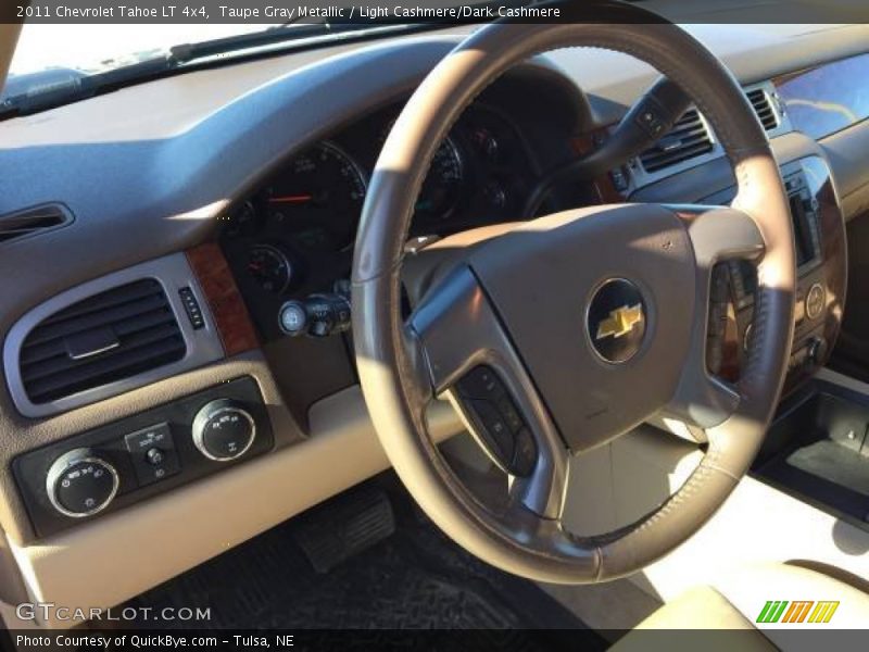 Taupe Gray Metallic / Light Cashmere/Dark Cashmere 2011 Chevrolet Tahoe LT 4x4