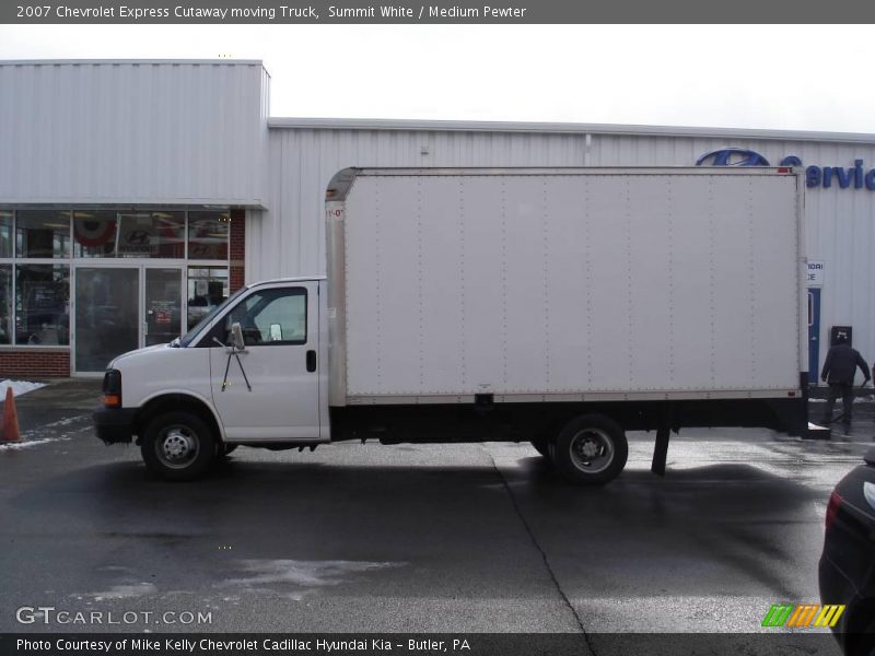 Summit White / Medium Pewter 2007 Chevrolet Express Cutaway moving Truck