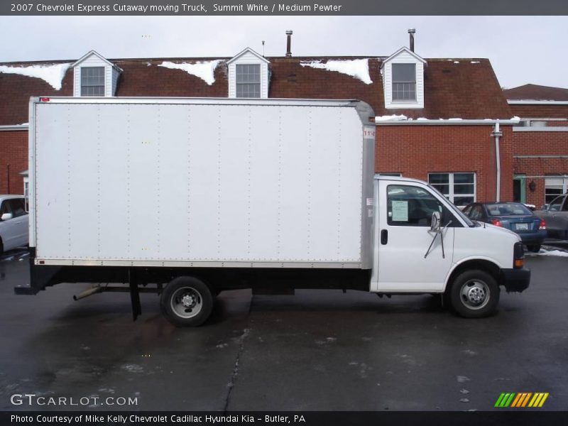 Summit White / Medium Pewter 2007 Chevrolet Express Cutaway moving Truck