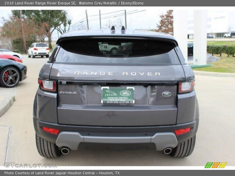 Waitomo Grey Metalllic / Ebony/Ebony 2016 Land Rover Range Rover Evoque SE