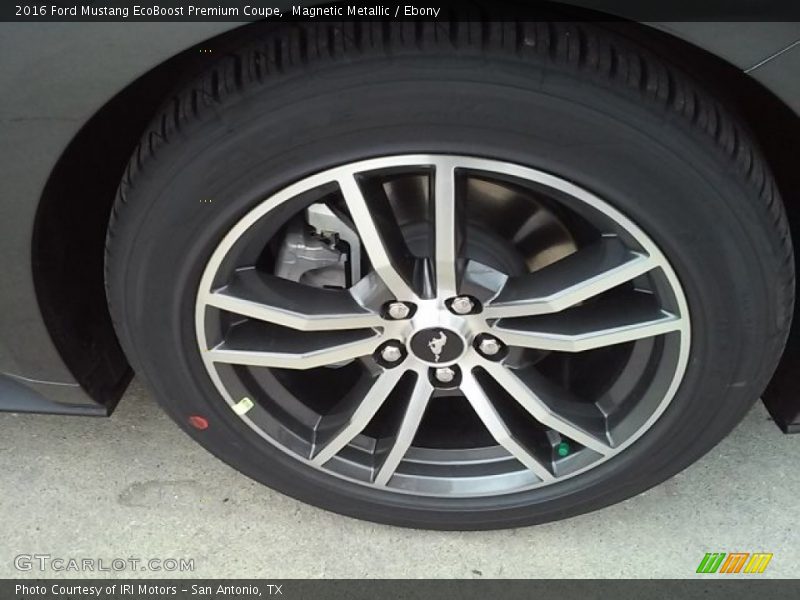 Magnetic Metallic / Ebony 2016 Ford Mustang EcoBoost Premium Coupe