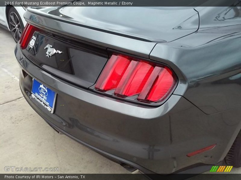 Magnetic Metallic / Ebony 2016 Ford Mustang EcoBoost Premium Coupe