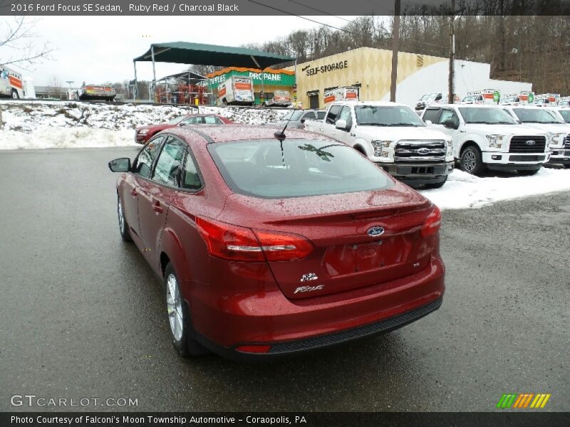 Ruby Red / Charcoal Black 2016 Ford Focus SE Sedan