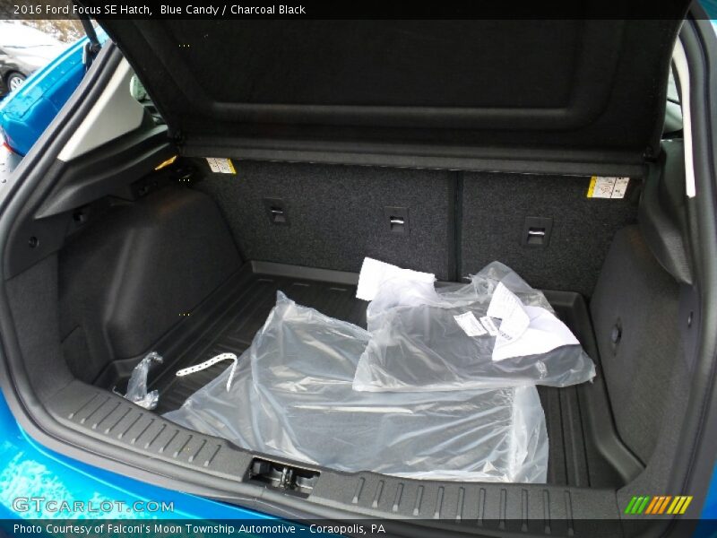 Blue Candy / Charcoal Black 2016 Ford Focus SE Hatch