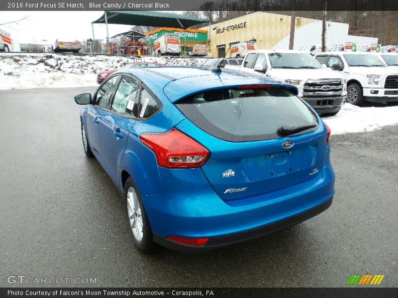 Blue Candy / Charcoal Black 2016 Ford Focus SE Hatch