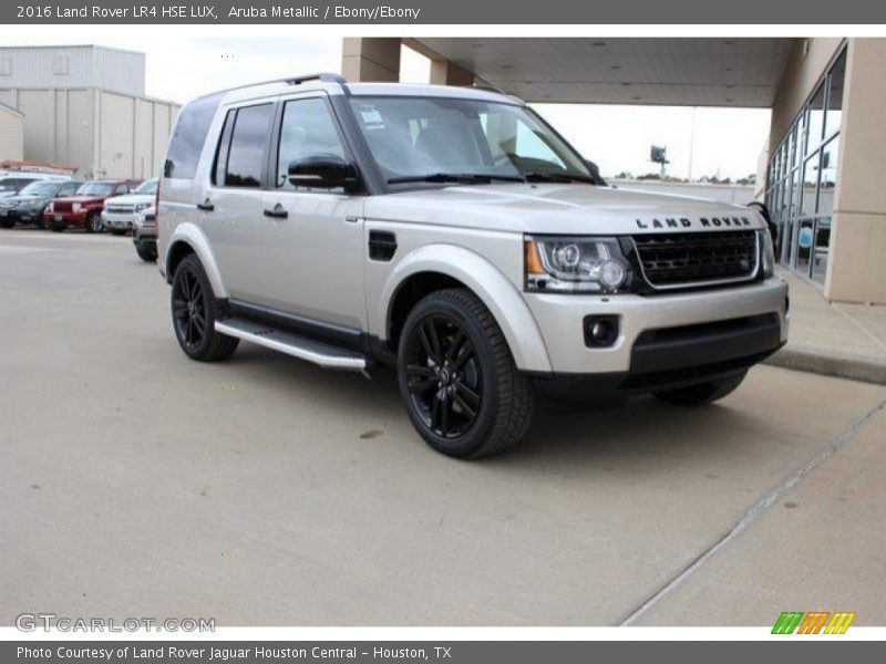 Aruba Metallic / Ebony/Ebony 2016 Land Rover LR4 HSE LUX