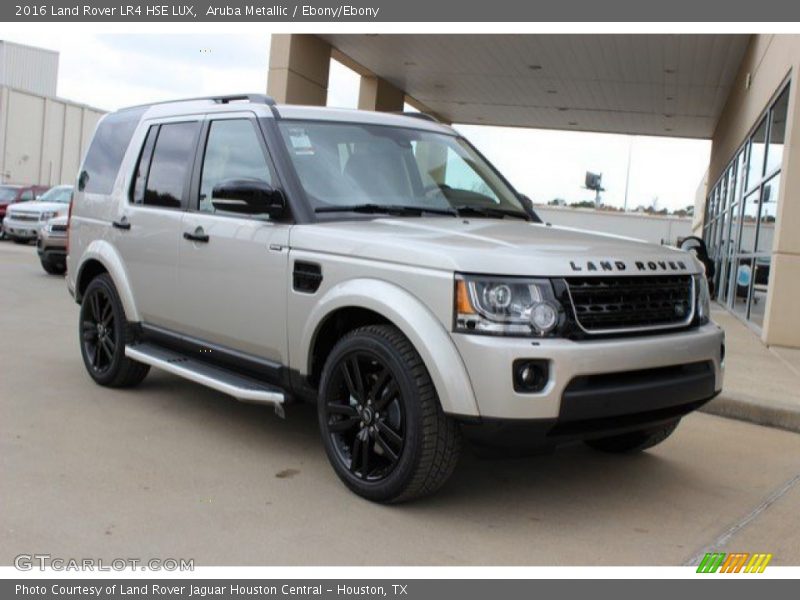 Aruba Metallic / Ebony/Ebony 2016 Land Rover LR4 HSE LUX