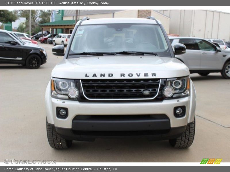 Aruba Metallic / Ebony/Ebony 2016 Land Rover LR4 HSE LUX