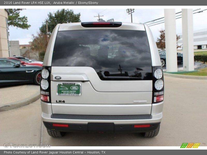Aruba Metallic / Ebony/Ebony 2016 Land Rover LR4 HSE LUX