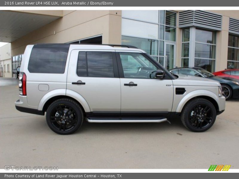 Aruba Metallic / Ebony/Ebony 2016 Land Rover LR4 HSE LUX