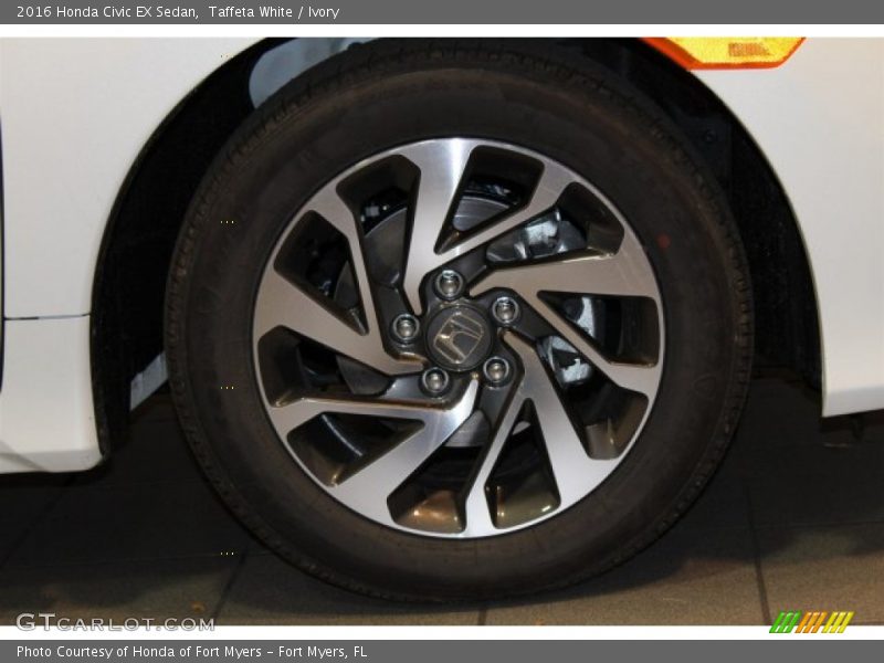 Taffeta White / Ivory 2016 Honda Civic EX Sedan