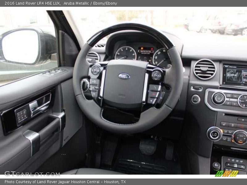 Aruba Metallic / Ebony/Ebony 2016 Land Rover LR4 HSE LUX
