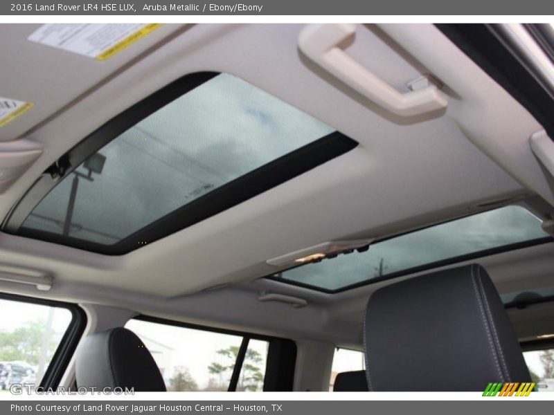 Aruba Metallic / Ebony/Ebony 2016 Land Rover LR4 HSE LUX