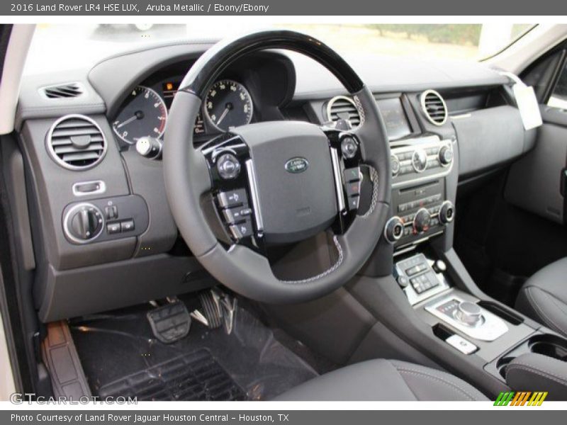 Aruba Metallic / Ebony/Ebony 2016 Land Rover LR4 HSE LUX