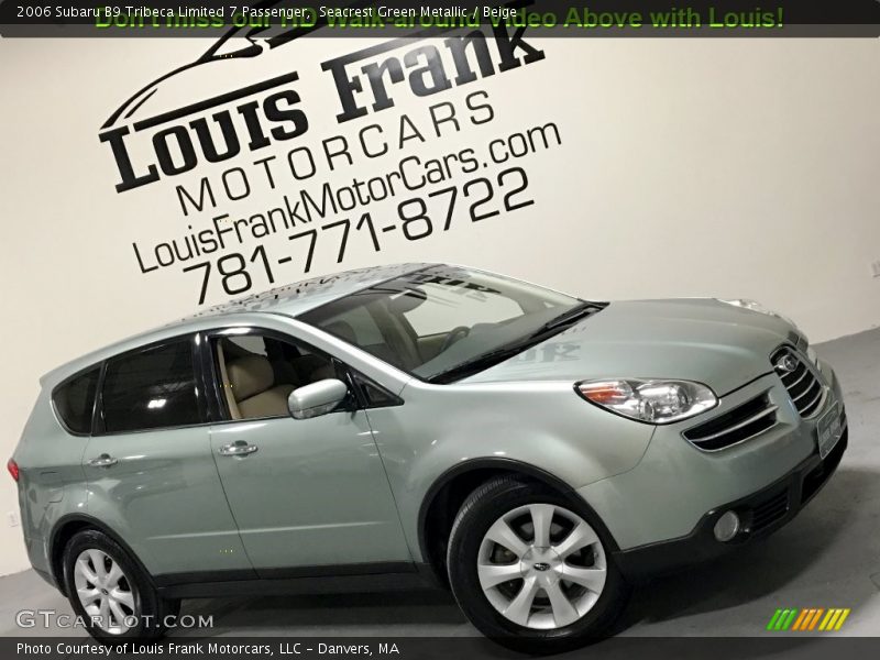 Seacrest Green Metallic / Beige 2006 Subaru B9 Tribeca Limited 7 Passenger