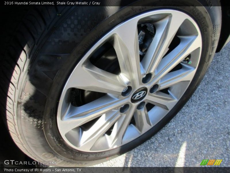 Shale Gray Metallic / Gray 2016 Hyundai Sonata Limited