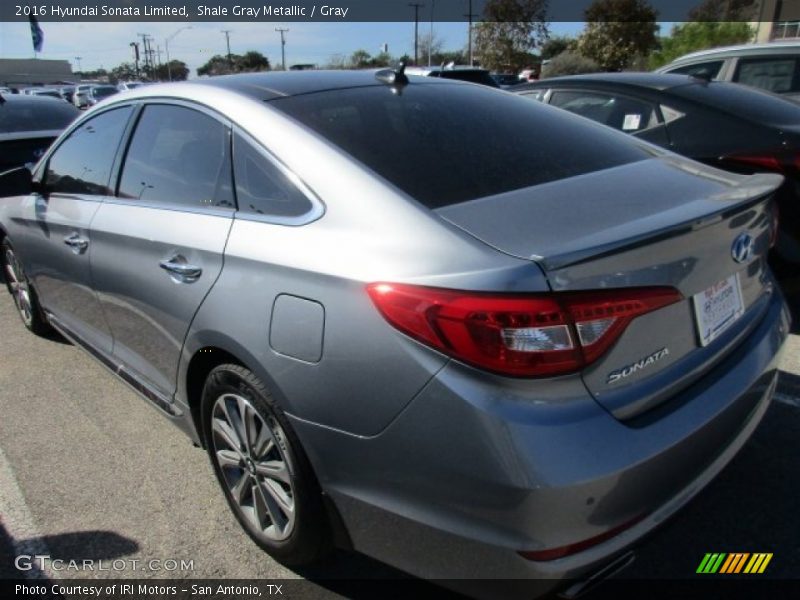 Shale Gray Metallic / Gray 2016 Hyundai Sonata Limited