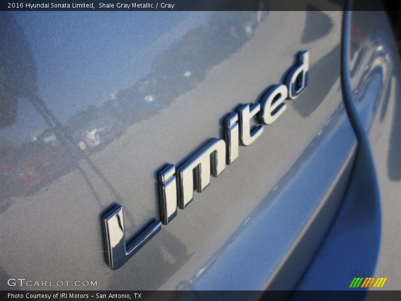 Shale Gray Metallic / Gray 2016 Hyundai Sonata Limited