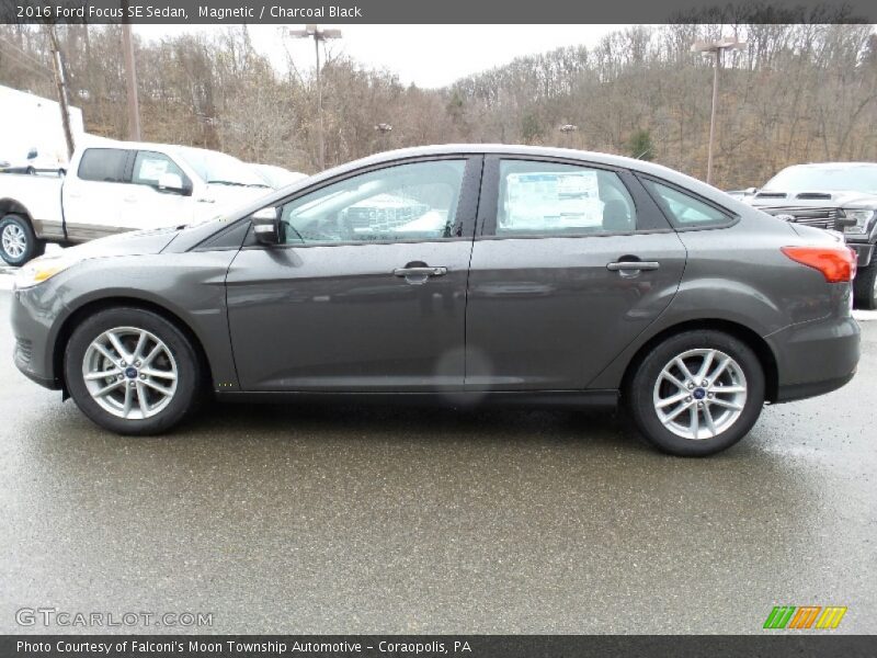 Magnetic / Charcoal Black 2016 Ford Focus SE Sedan
