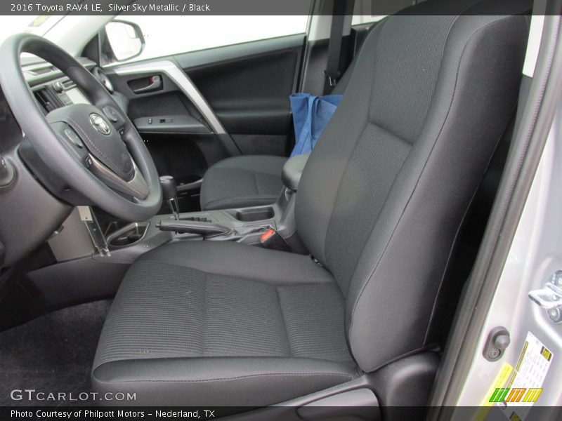 Silver Sky Metallic / Black 2016 Toyota RAV4 LE