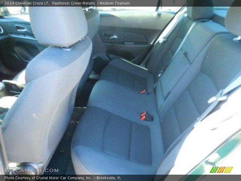 Rainforest Green Metallic / Medium Titanium 2014 Chevrolet Cruze LT