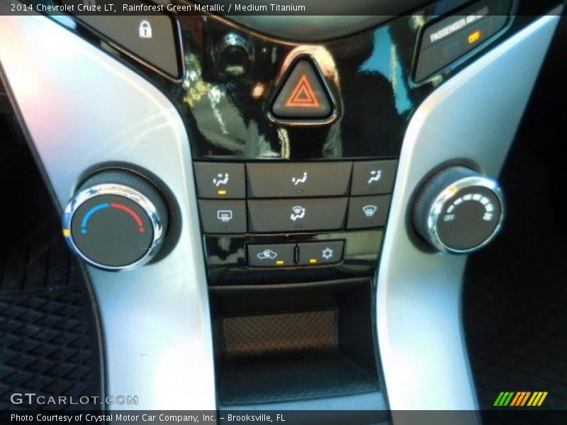 Rainforest Green Metallic / Medium Titanium 2014 Chevrolet Cruze LT