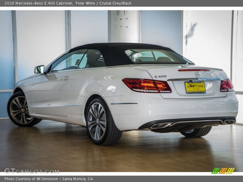 Polar White / Crystal Grey/Black 2016 Mercedes-Benz E 400 Cabriolet