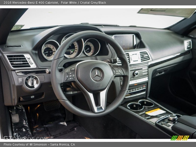 Polar White / Crystal Grey/Black 2016 Mercedes-Benz E 400 Cabriolet