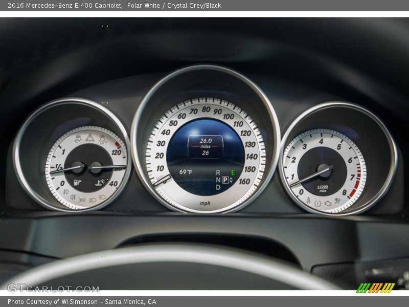 Polar White / Crystal Grey/Black 2016 Mercedes-Benz E 400 Cabriolet
