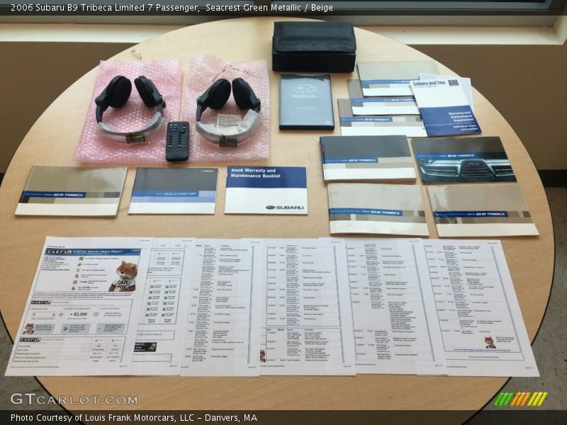 Seacrest Green Metallic / Beige 2006 Subaru B9 Tribeca Limited 7 Passenger