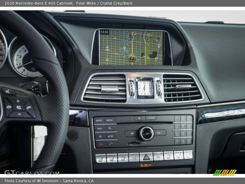 Polar White / Crystal Grey/Black 2016 Mercedes-Benz E 400 Cabriolet