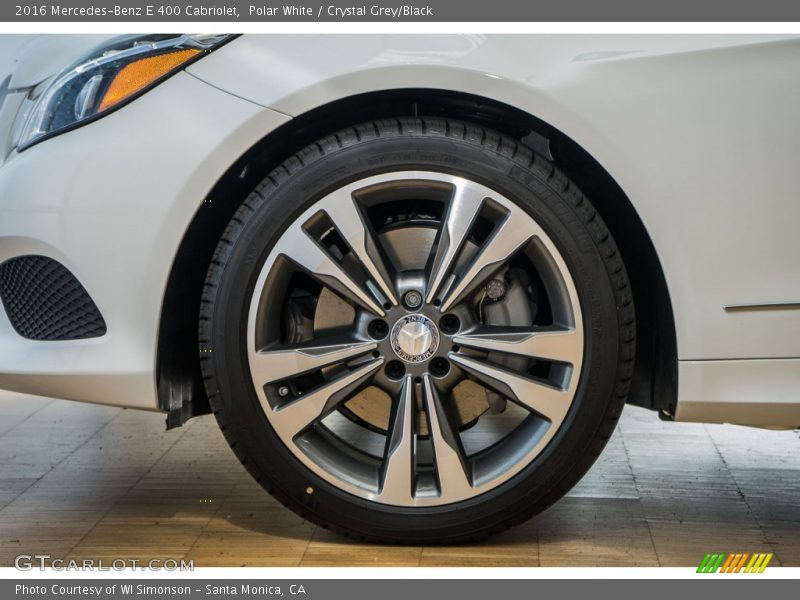 Polar White / Crystal Grey/Black 2016 Mercedes-Benz E 400 Cabriolet