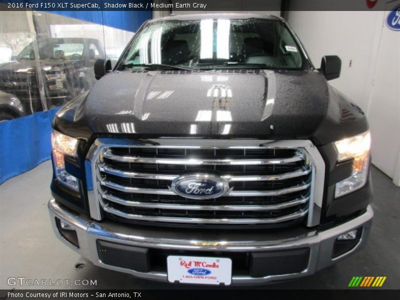 Shadow Black / Medium Earth Gray 2016 Ford F150 XLT SuperCab