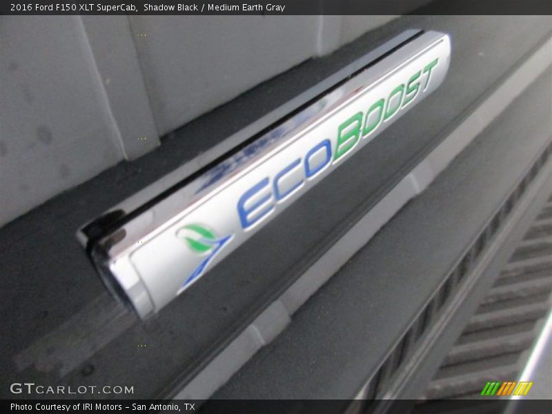 Shadow Black / Medium Earth Gray 2016 Ford F150 XLT SuperCab