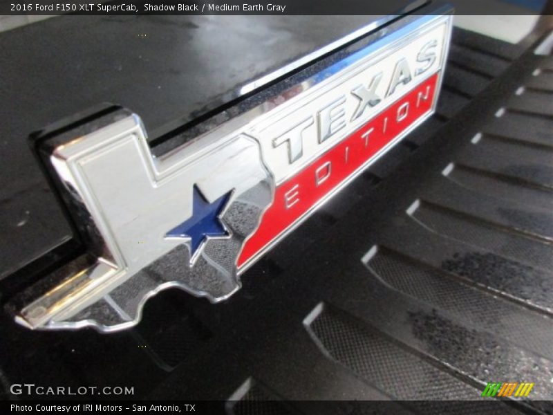 Shadow Black / Medium Earth Gray 2016 Ford F150 XLT SuperCab