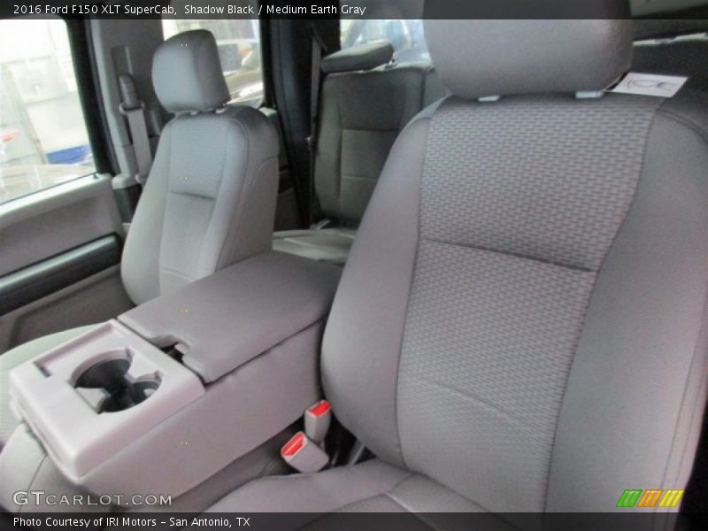 Shadow Black / Medium Earth Gray 2016 Ford F150 XLT SuperCab