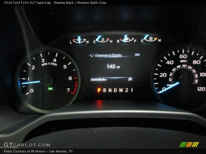 Shadow Black / Medium Earth Gray 2016 Ford F150 XLT SuperCab