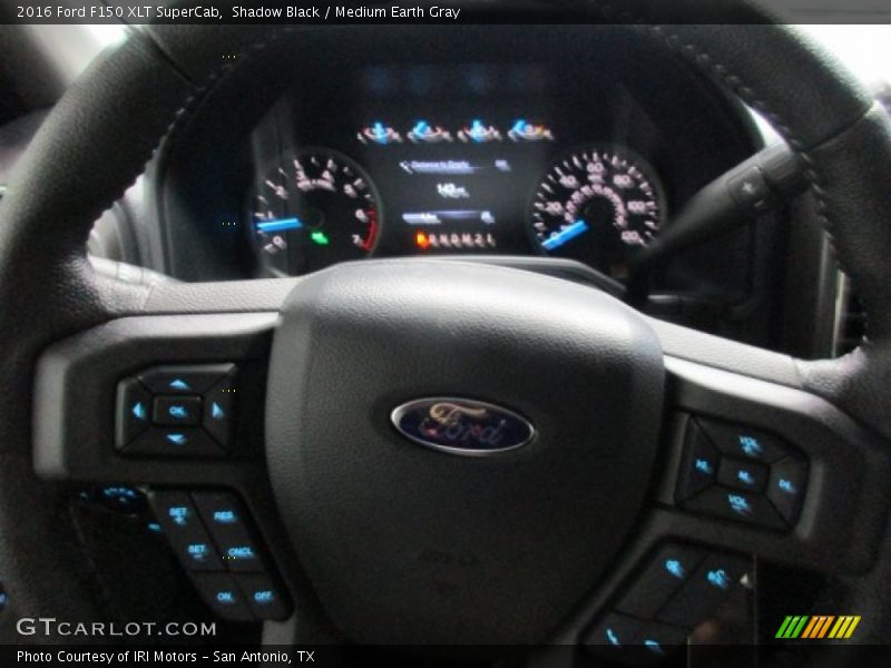 Shadow Black / Medium Earth Gray 2016 Ford F150 XLT SuperCab