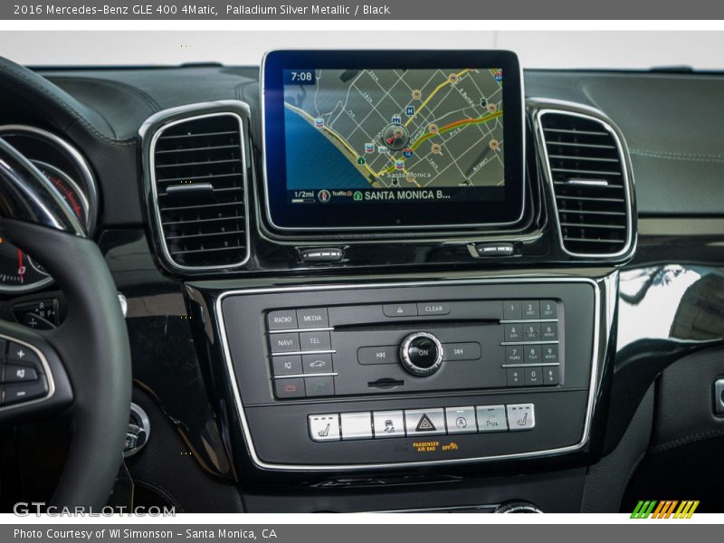 Palladium Silver Metallic / Black 2016 Mercedes-Benz GLE 400 4Matic
