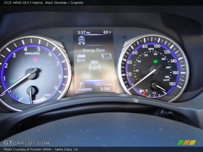 Black Obsidian / Graphite 2015 Infiniti Q50 S Hybrid
