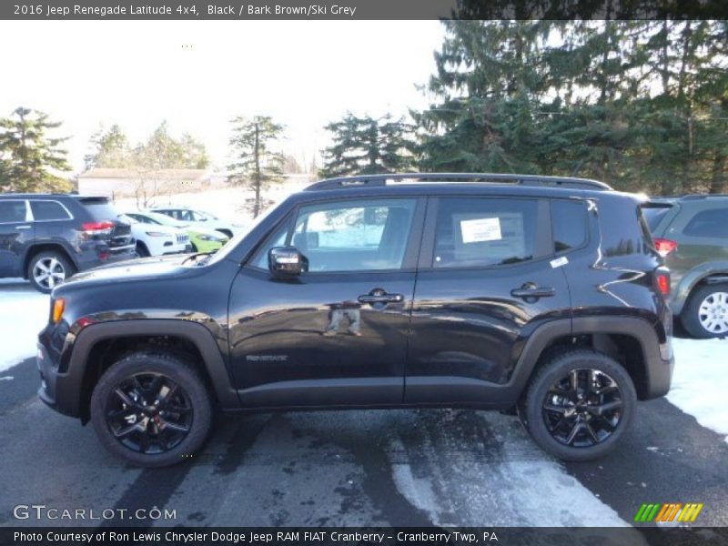 Black / Bark Brown/Ski Grey 2016 Jeep Renegade Latitude 4x4