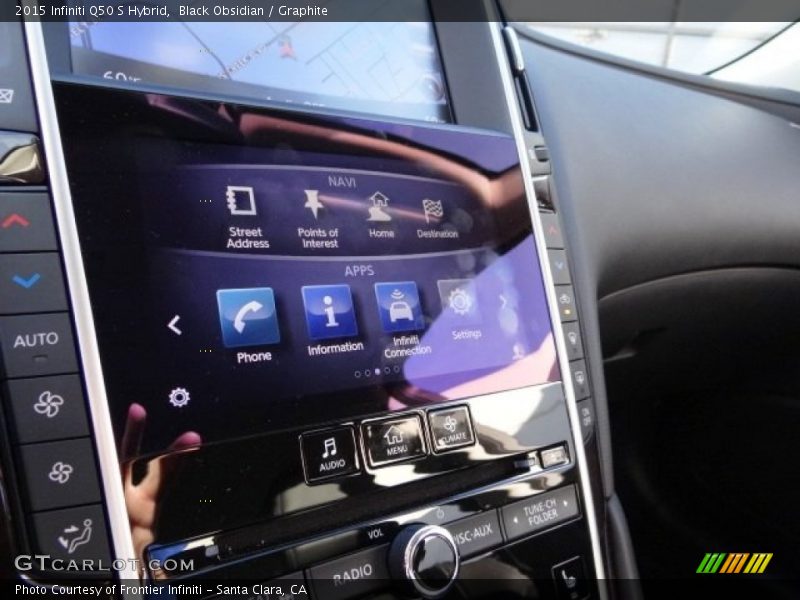 Black Obsidian / Graphite 2015 Infiniti Q50 S Hybrid