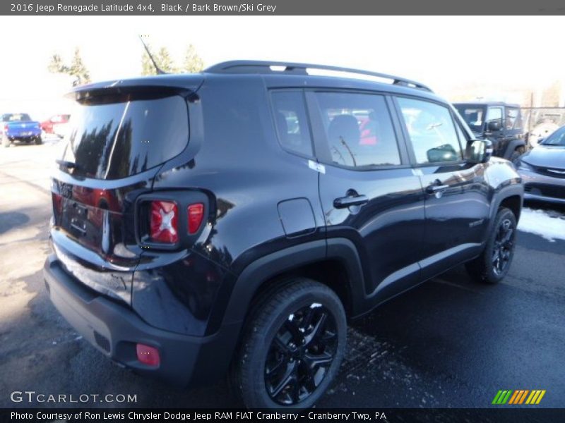 Black / Bark Brown/Ski Grey 2016 Jeep Renegade Latitude 4x4