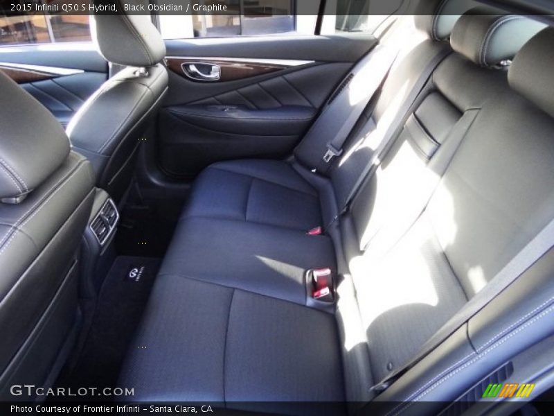 Black Obsidian / Graphite 2015 Infiniti Q50 S Hybrid