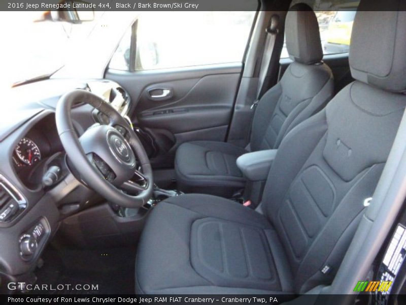 Black / Bark Brown/Ski Grey 2016 Jeep Renegade Latitude 4x4